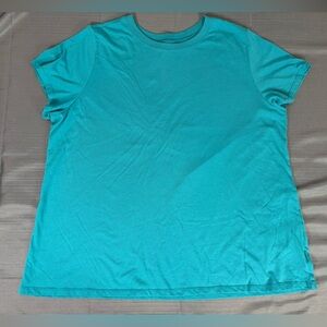 Torrid Classic Fit Tee Size 4 4X Teal Short Sleeve Top
